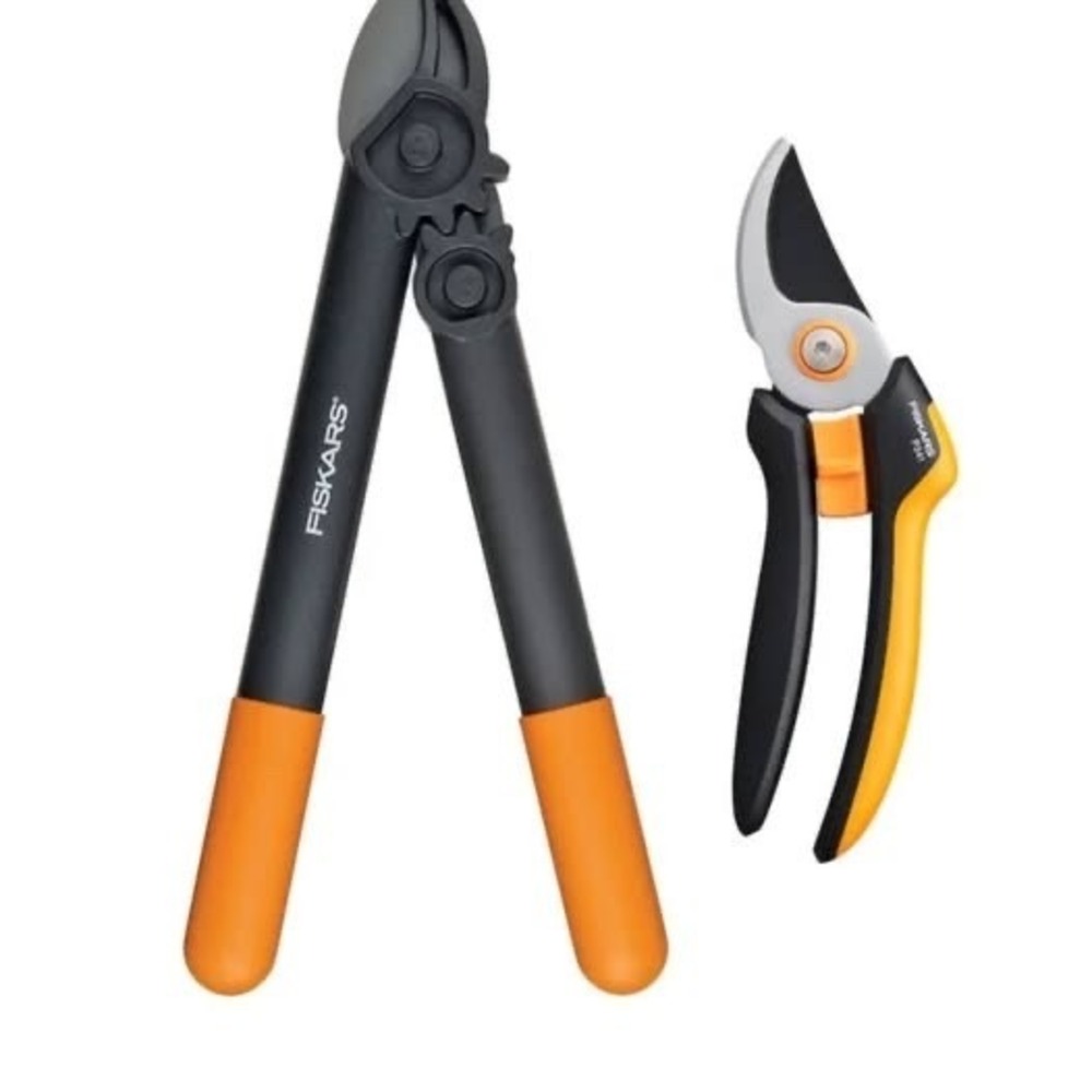 Fiskars PowerGear Lopper & P341 Bypass Hand Pruner Garden Tool Set Open Box - Picture 5 of 5